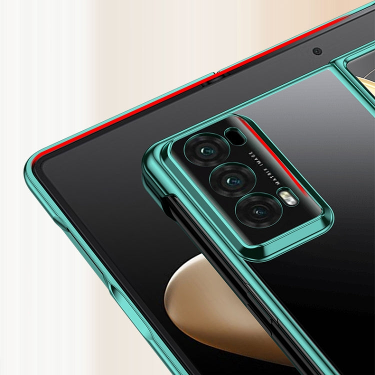 For Honor Magic V2 Ultra-thin Plating PC Phone Case(Green) - Honor Cases by PMC TechLife | Online Shopping South Africa | PMC TechLife | Buy Now Pay Later Mobicred