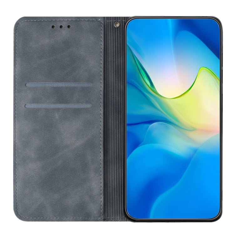 For iPhone 16 Pro Ethnic Embossed Adsorption Leather Phone Case(Grey) - iPhone 16 Pro Cases by PMC TechLife | Online Shopping South Africa | PMC TechLife | Buy Now Pay Later Mobicred