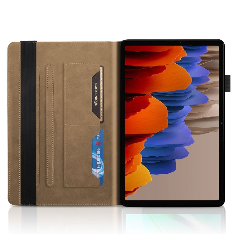 For Samsung Galaxy Tab S9 / S8 / S7 Life Tree Series Horizontal Flip Leather Tablet Case(Brown) - Galaxy Tab S8 Cases by PMC Jewellery | Online Shopping South Africa | PMC Jewellery | Buy Now Pay Later Mobicred