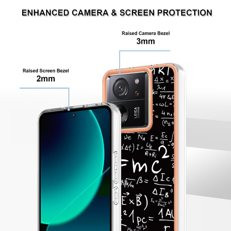 For Xiaomi 13T/13T Pro Electroplating Marble Dual-side IMD Phone Case(Equation) - free shipping - PMC TechLife - Order now!