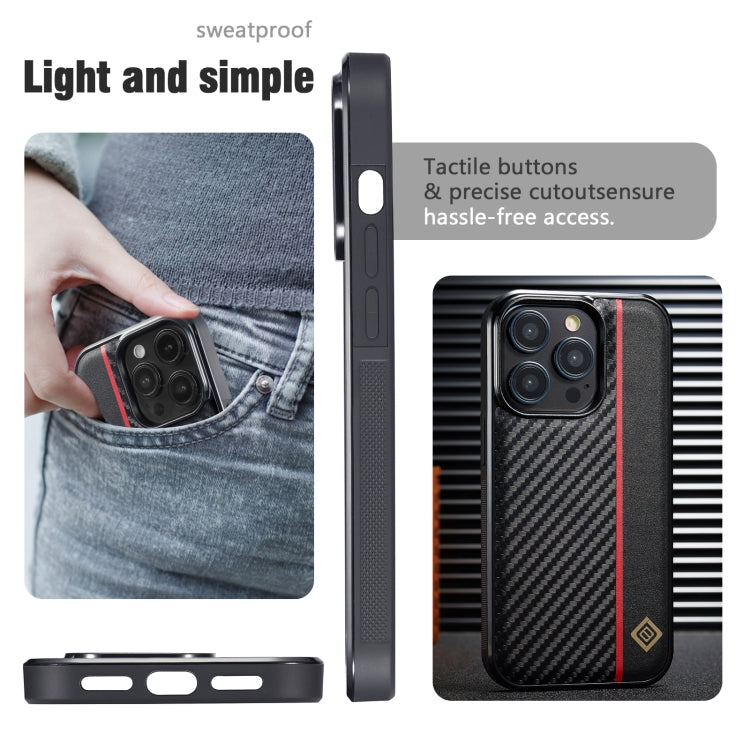For OPPO Find N3 Flip LC.IMEEKE 3 in 1 Carbon Fiber Texture Shockproof Phone Case(Black) - Find N3 Flip Cases by LC.IMEEKE | Online Shopping South Africa | PMC Jewellery