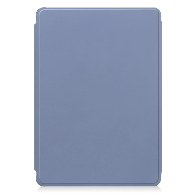 For Samsung Galaxy Tab S9 FE+ / S10+ 360 Rotation Transparent Smart Leather Case(Lavender) - Galaxy Tab S9 FE+ by PMC Jewellery | Online Shopping South Africa | PMC Jewellery | Buy Now Pay Later Mobicred