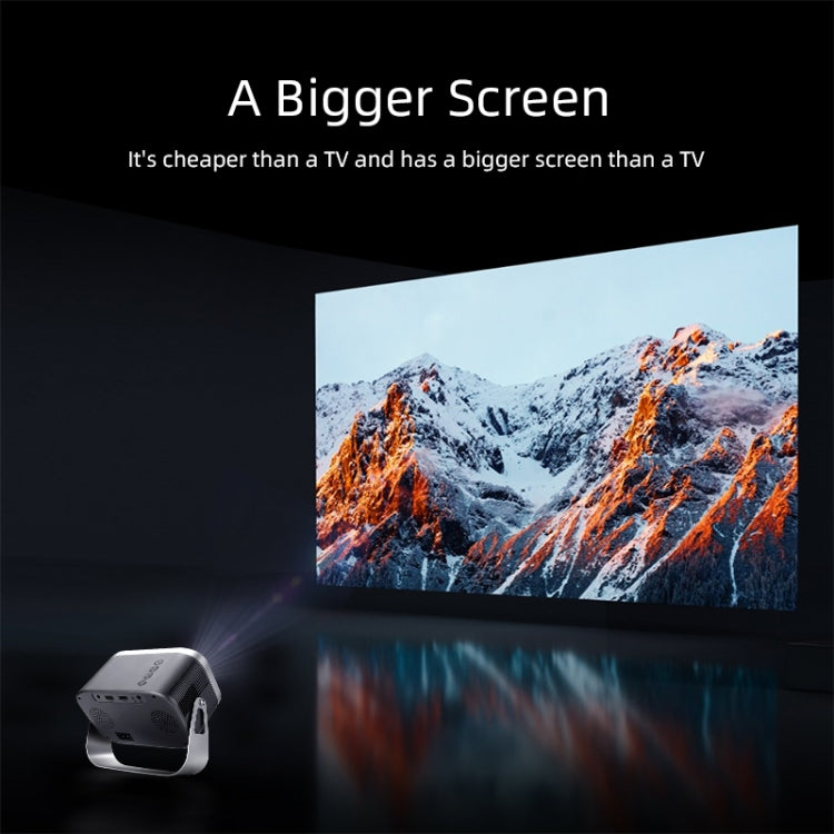 AUN A003 1280x720P 150 Lumens Same Screen Version Portable Home Theater LED HD Digital Projector, US Plug(Grey) - LED Projector by AUN | Online Shopping South Africa | PMC Jewellery | Buy Now Pay Later Mobicred