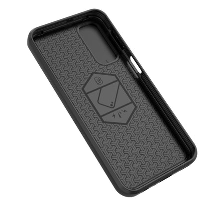 For Samsung Galaxy M34 5G India Sliding Camshield TPU + PC Shockproof Phone Case with Holder(Black) - Galaxy Phone Cases by PMC Jewellery | Online Shopping South Africa | PMC Jewellery | Buy Now Pay Later Mobicred