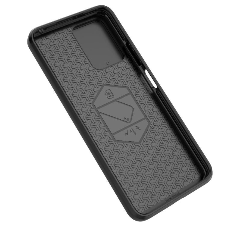For Xiaomi Redmi Note 12S 4G Global Sliding Camshield TPU + PC Shockproof Phone Case with Holder(Purple) - Xiaomi Cases by PMC TechLife | Online Shopping South Africa | PMC TechLife | Buy Now Pay Later Mobicred