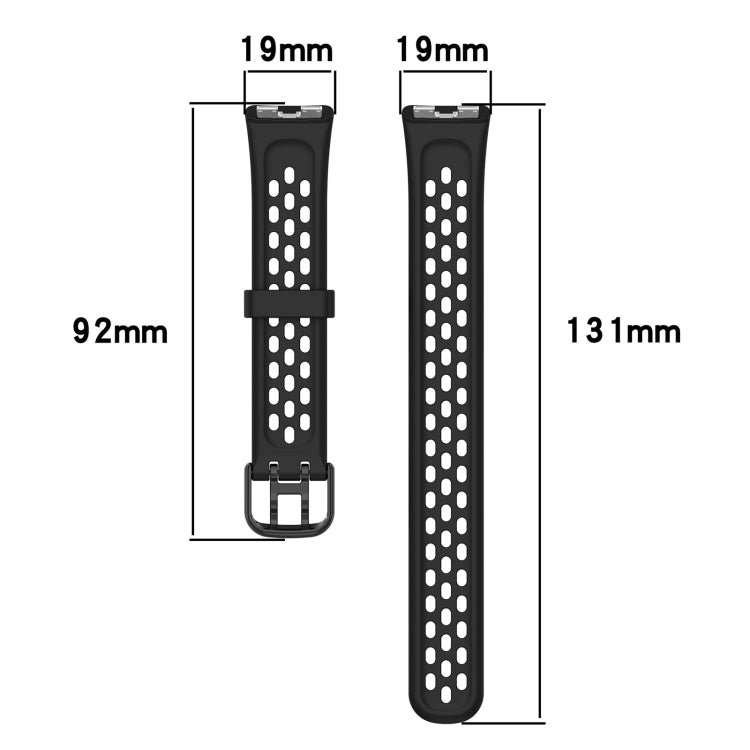 For Huawei Band 8 Solid Color Breathable Silicone Watch Band(Purple) - Watch Bands by PMC Jewellery | Online Shopping South Africa | PMC Jewellery