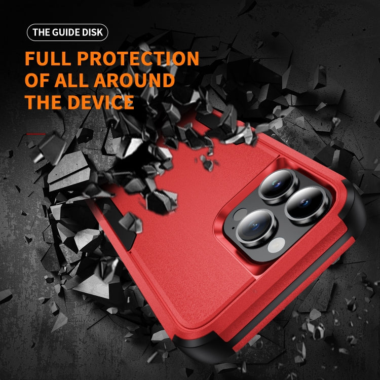 For iPhone 16 Pro Max Commuter Shockproof TPU + PC Phone Case(Red+Black) - iPhone 16 Pro Max Cases by PMC TechLife | Online Shopping South Africa | PMC TechLife | Buy Now Pay Later Mobicred