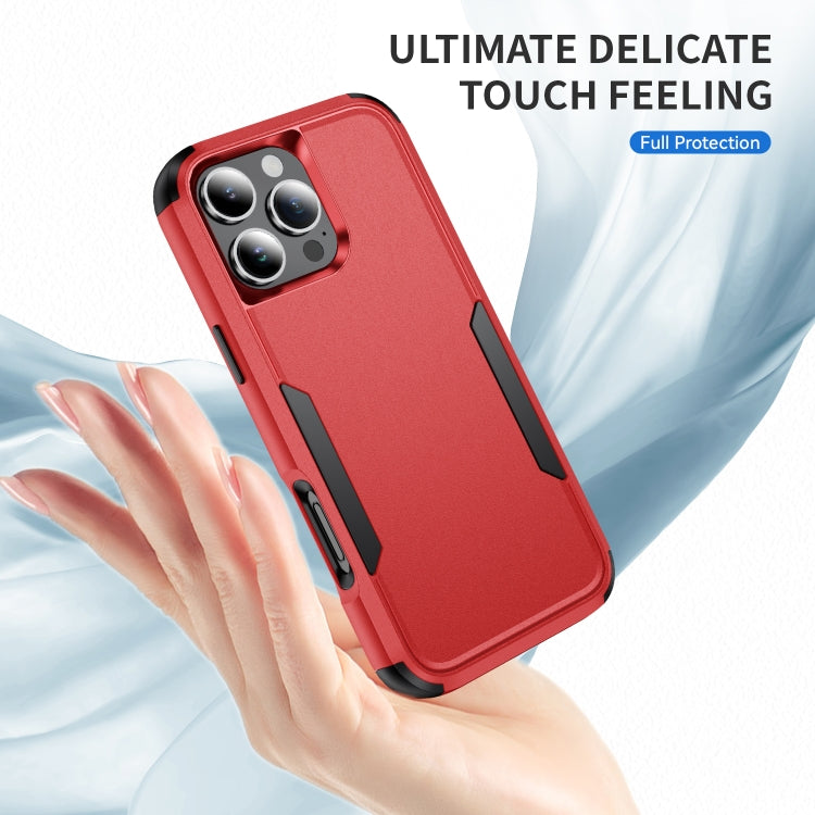 For iPhone 16 Pro Max Commuter Shockproof TPU + PC Phone Case(Red+Black) - iPhone 16 Pro Max Cases by PMC TechLife | Online Shopping South Africa | PMC TechLife | Buy Now Pay Later Mobicred
