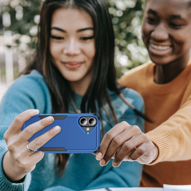 For iPhone 16 Plus Commuter Shockproof TPU + PC Phone Case(Royal Blue+Black) - iPhone 16 Plus Cases by PMC TechLife | Online Shopping South Africa | PMC TechLife | Buy Now Pay Later Mobicred
