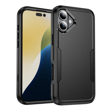 For iPhone 16 Plus Commuter Shockproof TPU + PC Phone Case(Black) - iPhone 16 Plus Cases by PMC Jewellery | Online Shopping South Africa | PMC Jewellery | Buy Now Pay Later Mobicred