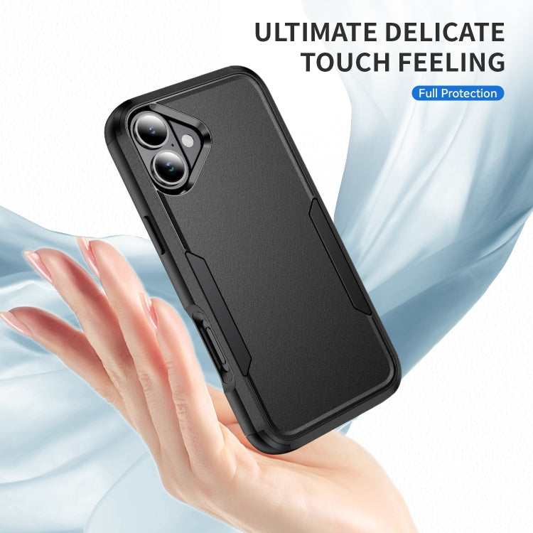 For iPhone 16 Plus Commuter Shockproof TPU + PC Phone Case(Black) - iPhone 16 Plus Cases by PMC TechLife | Online Shopping South Africa | PMC TechLife | Buy Now Pay Later Mobicred