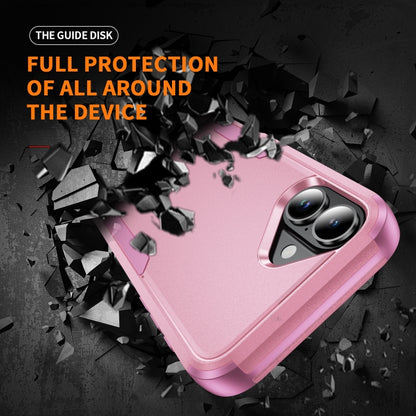 For iPhone 16 Commuter Shockproof TPU + PC Phone Case(Pink) - iPhone 16 Cases by PMC Jewellery | Online Shopping South Africa | PMC Jewellery | Buy Now Pay Later Mobicred