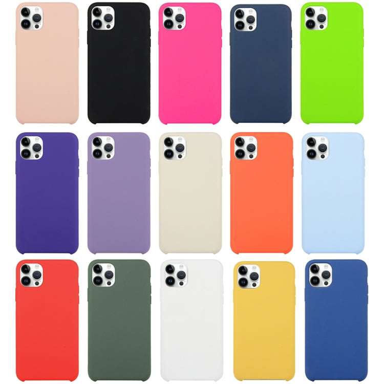 For iPhone 16 Pro Max Solid Silicone Phone Case(Pink) - iPhone 16 Pro Max Cases by PMC TechLife | Online Shopping South Africa | PMC TechLife | Buy Now Pay Later Mobicred