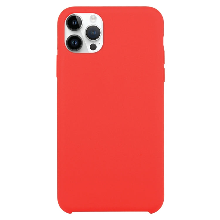 For iPhone 16 Pro Solid Silicone Phone Case(Red) - iPhone 16 Pro Cases by PMC TechLife | Online Shopping South Africa | PMC TechLife | Buy Now Pay Later Mobicred