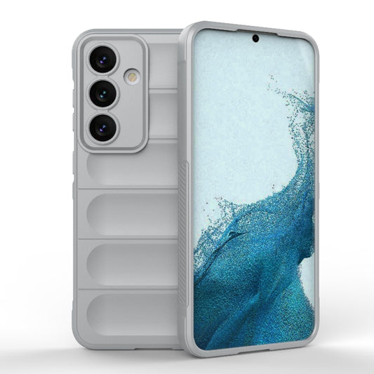 For Samsung Galaxy S24 5G Magic Shield TPU + Flannel Phone Case(Grey) - Galaxy S24 5G Cases by PMC Jewellery | Online Shopping South Africa | PMC Jewellery