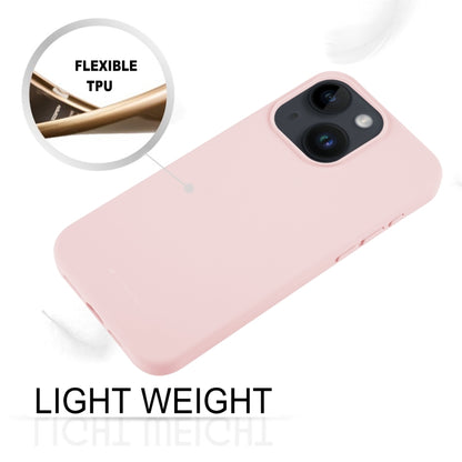 For iPhone 15 GOOSPERY SILICONE Silky Soft TPU Phone Case(Pink) - iPhone 15 Cases by GOOSPERY | Online Shopping South Africa | PMC Jewellery | Buy Now Pay Later Mobicred