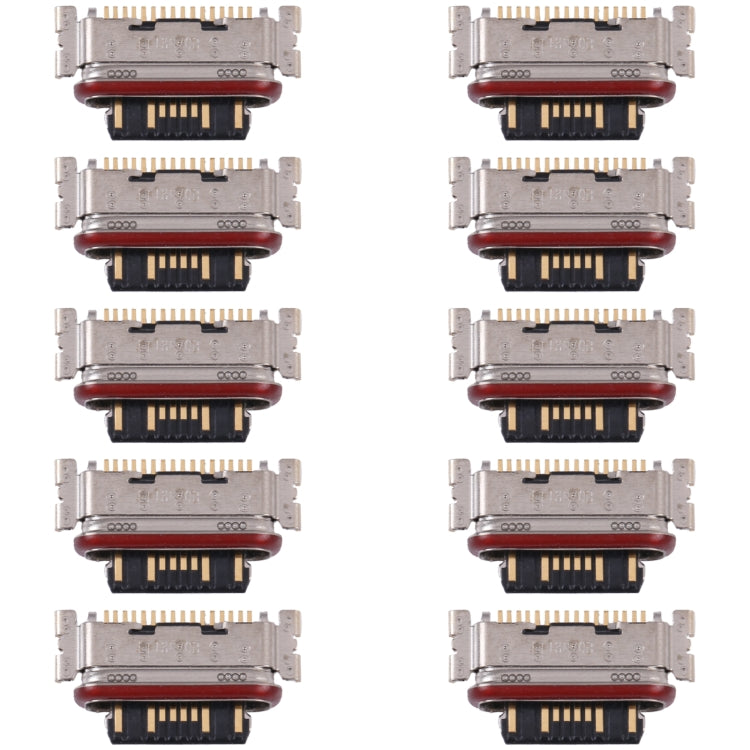For Xiaomi Redmi Note 11 Pro+ 5G 10 PCS Charging Port Connector - Tail Connector by PMC Jewellery | Online Shopping South Africa | PMC Jewellery | Buy Now Pay Later Mobicred