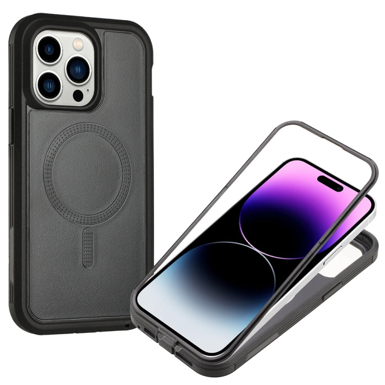 For iPhone 13 Pro Defender Series XT MagSafe Magnetic PC + TPU Shockproof Phone Case(Black) - iPhone 13 Pro Cases by PMC TechLife | Online Shopping South Africa | PMC TechLife