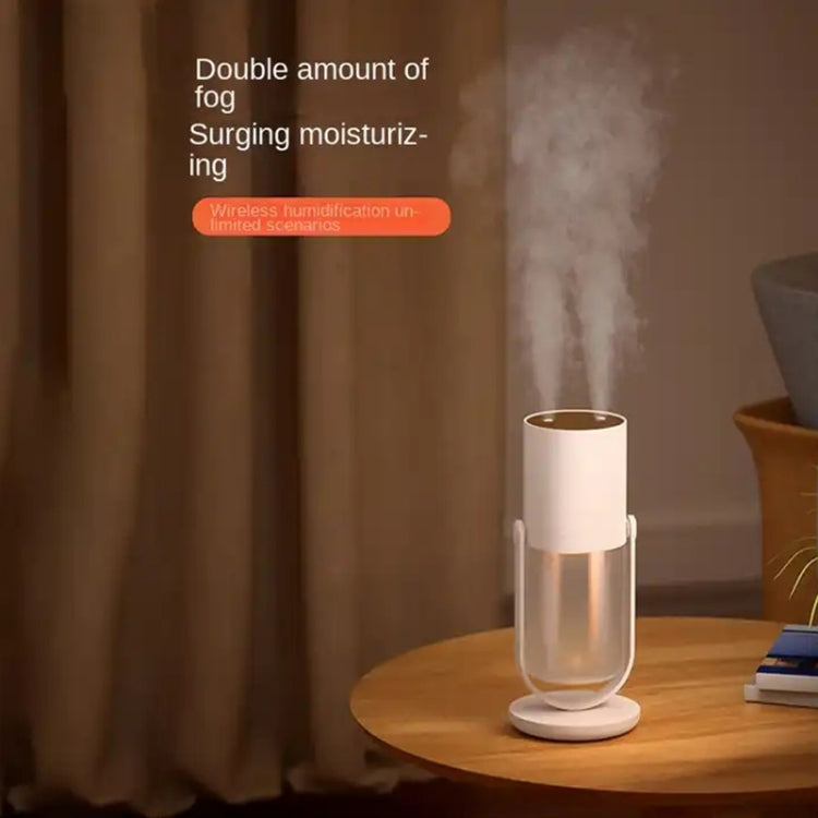 S07 Multi-mode Wireless Double Jet Humidifier(White) - free shipping - PMC TechLife - Order now!