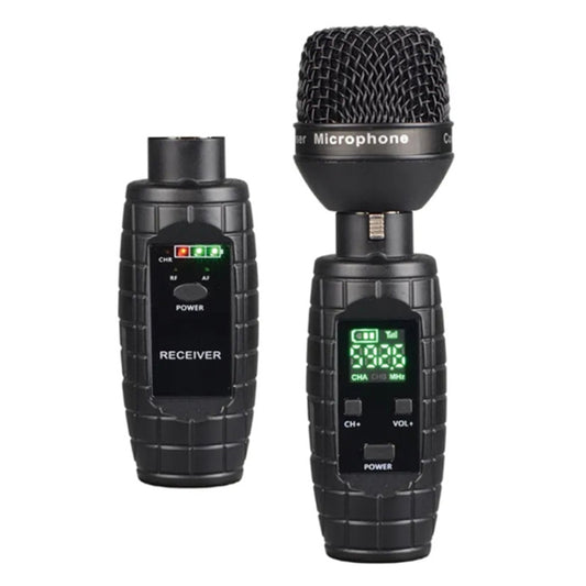 XTUGA U-95 Wireless XLR Transmitter and Receiver UHF Wireless Guitar Transmitter Receiver With Condenser Mic - Microphone by XTUGA | Online Shopping South Africa | PMC Jewellery | Buy Now Pay Later Mobicred