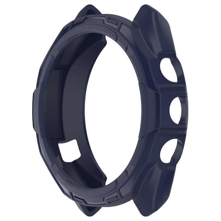 For Garmin Approach S70 47mm Armor Hollow Watch Protective Case(Midnight Blue) - Watch Cases by PMC TechLife | Online Shopping South Africa | PMC TechLife