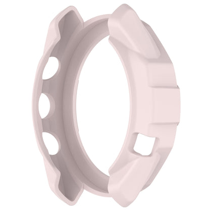 For Garmin Approach S70 42mm Armor Hollow Watch Protective Case(Light Pink) - Watch Cases by PMC Jewellery | Online Shopping South Africa | PMC Jewellery