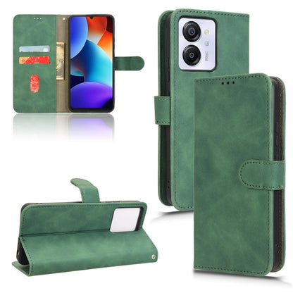 For Blackview Oscal Modern 8 / Color 8 Skin Feel Magnetic Flip Leather Phone Case(Green) - More Brand by PMC Jewellery | Online Shopping South Africa | PMC Jewellery | Buy Now Pay Later Mobicred