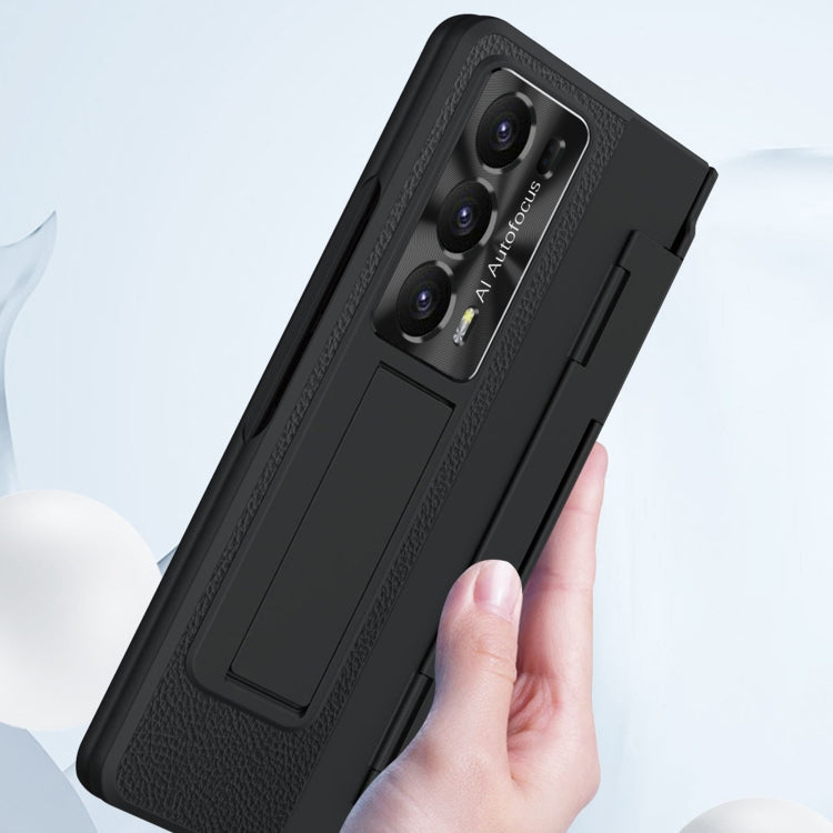 For Honor Magic V2 Shield Series Integrated Folding Phone Case(Gold) - Honor Cases by PMC TechLife | Online Shopping South Africa | PMC TechLife | Buy Now Pay Later Mobicred