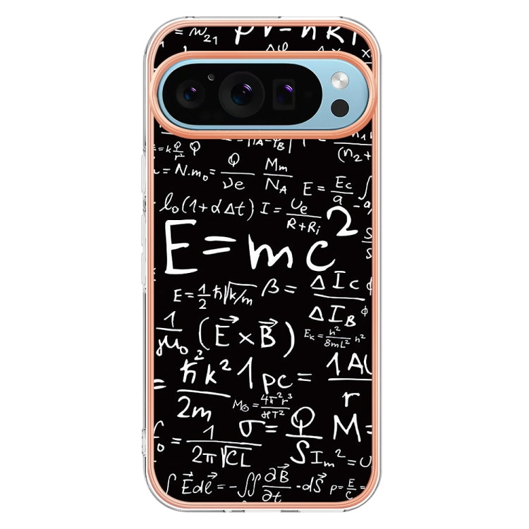 For Google Pixel 9 / 9 Pro Electroplating Dual-side IMD Phone Case(Equation) - Google Cases by PMC TechLife | Online Shopping South Africa | PMC TechLife | Buy Now Pay Later Mobicred