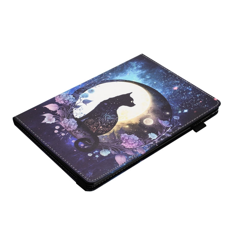 For Amazon Kindle Fire HD 10 2021 Sewing Litchi Texture Smart Leather Tablet Case(Cat) - Amazon by PMC TechLife | Online Shopping South Africa | PMC TechLife | Buy Now Pay Later Mobicred