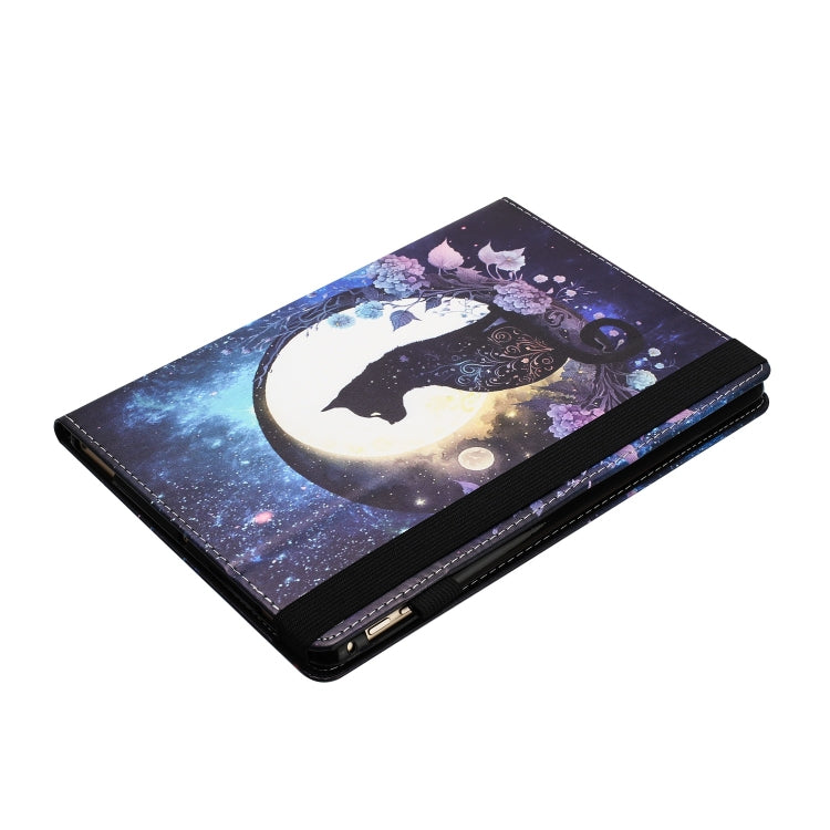 For Amazon Kindle Fire HD 10 2021 Sewing Litchi Texture Smart Leather Tablet Case(Cat) - Amazon by PMC TechLife | Online Shopping South Africa | PMC TechLife | Buy Now Pay Later Mobicred