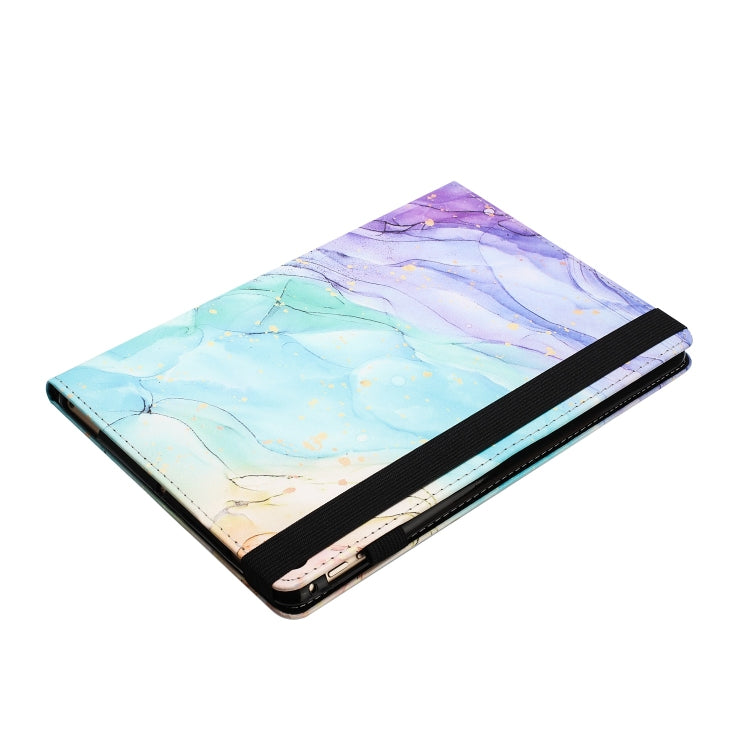 For Lenovo Tab M10 Sewing Litchi Texture Smart Leather Tablet Case(Oil Painting) - Lenovo by PMC TechLife | Online Shopping South Africa | PMC TechLife | Buy Now Pay Later Mobicred