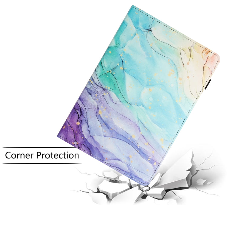 For Lenovo Tab M10 Sewing Litchi Texture Smart Leather Tablet Case(Oil Painting) - Lenovo by PMC TechLife | Online Shopping South Africa | PMC TechLife | Buy Now Pay Later Mobicred