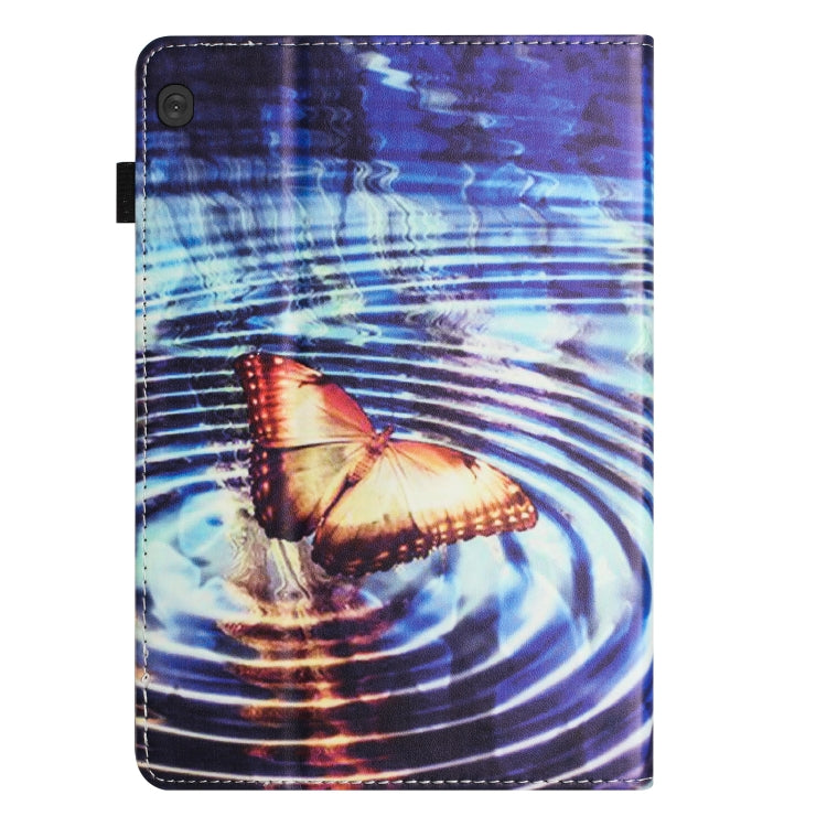 For Lenovo Tab M10 Sewing Litchi Texture Smart Leather Tablet Case(Butterfly) - Lenovo by PMC TechLife | Online Shopping South Africa | PMC TechLife | Buy Now Pay Later Mobicred
