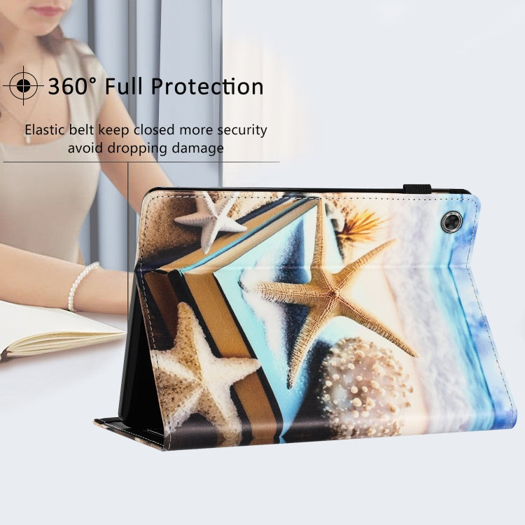 For Lenovo Tab M10 Gen 3 Sewing Litchi Texture Smart Leather Tablet Case(Starfish) - Lenovo by PMC TechLife | Online Shopping South Africa | PMC TechLife | Buy Now Pay Later Mobicred
