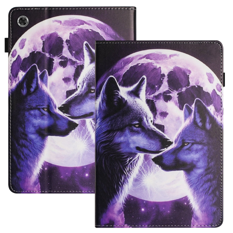 For Lenovo M10 Plus Sewing Litchi Texture Smart Leather Tablet Case(Wolf) - free shipping - PMC TechLife - Order now!