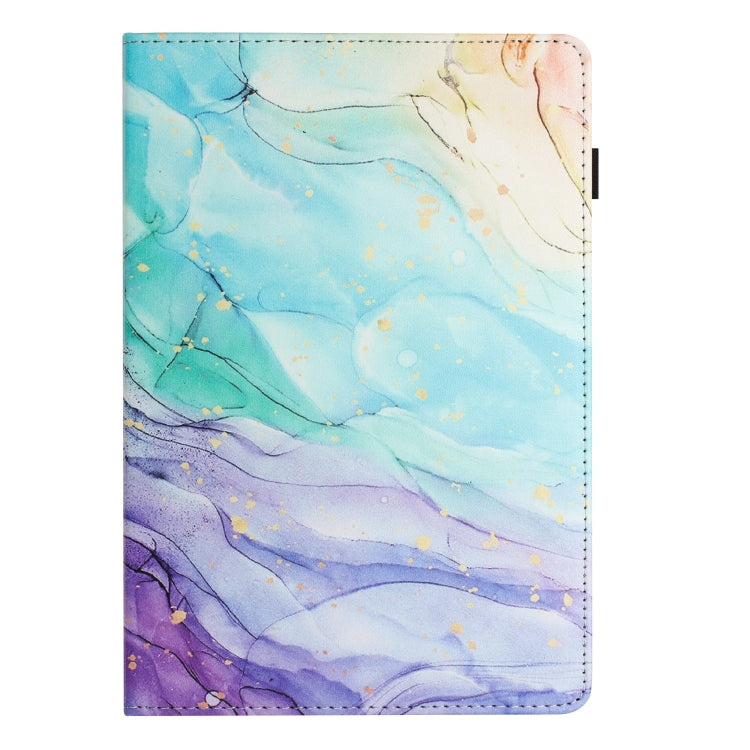For Lenovo Tab M10 Plus 3rd Gen Sewing Litchi Texture Smart Leather Tablet Case(Oil Painting) - Lenovo by PMC TechLife | Online Shopping South Africa | PMC TechLife | Buy Now Pay Later Mobicred
