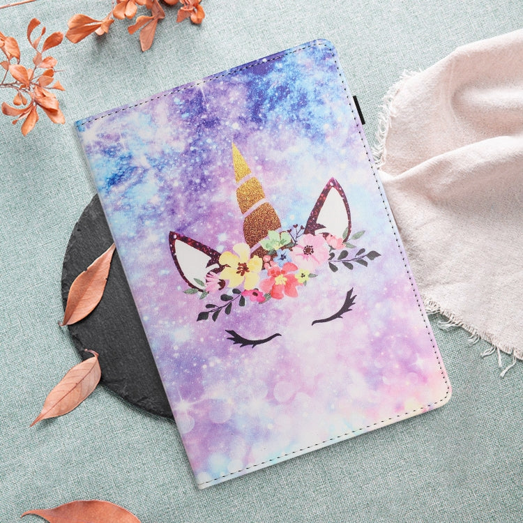 For Lenovo Tab M10 Plus 3rd Gen Sewing Litchi Texture Smart Leather Tablet Case(Smiling Face) - Lenovo by PMC TechLife | Online Shopping South Africa | PMC TechLife | Buy Now Pay Later Mobicred