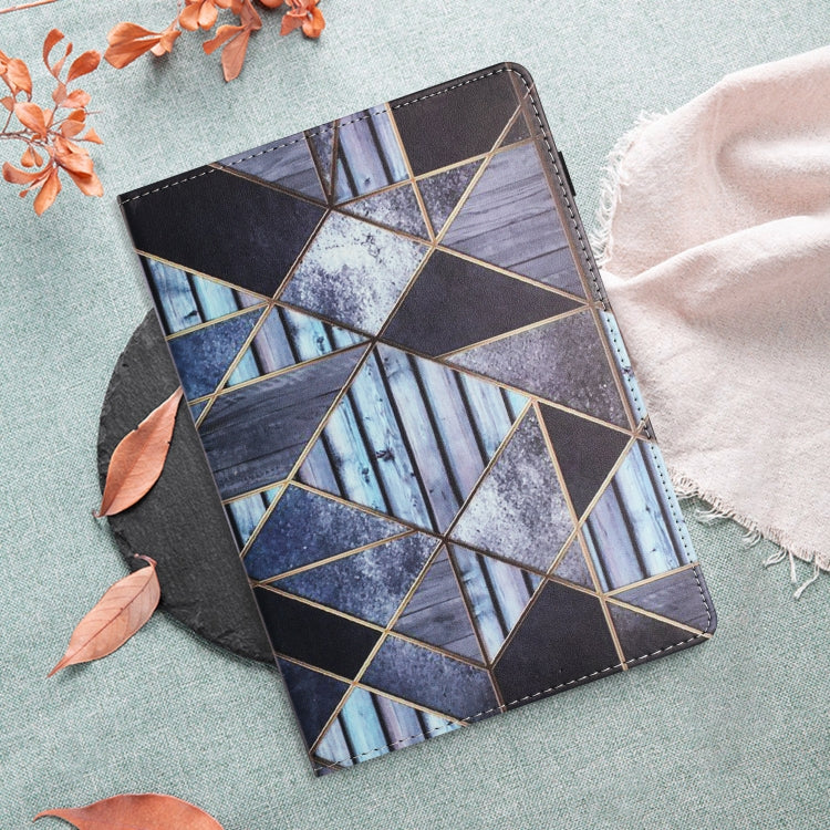 For Lenovo Tab M10 Plus 3rd Gen Sewing Litchi Texture Smart Leather Tablet Case(Marble) - Lenovo by PMC TechLife | Online Shopping South Africa | PMC TechLife | Buy Now Pay Later Mobicred