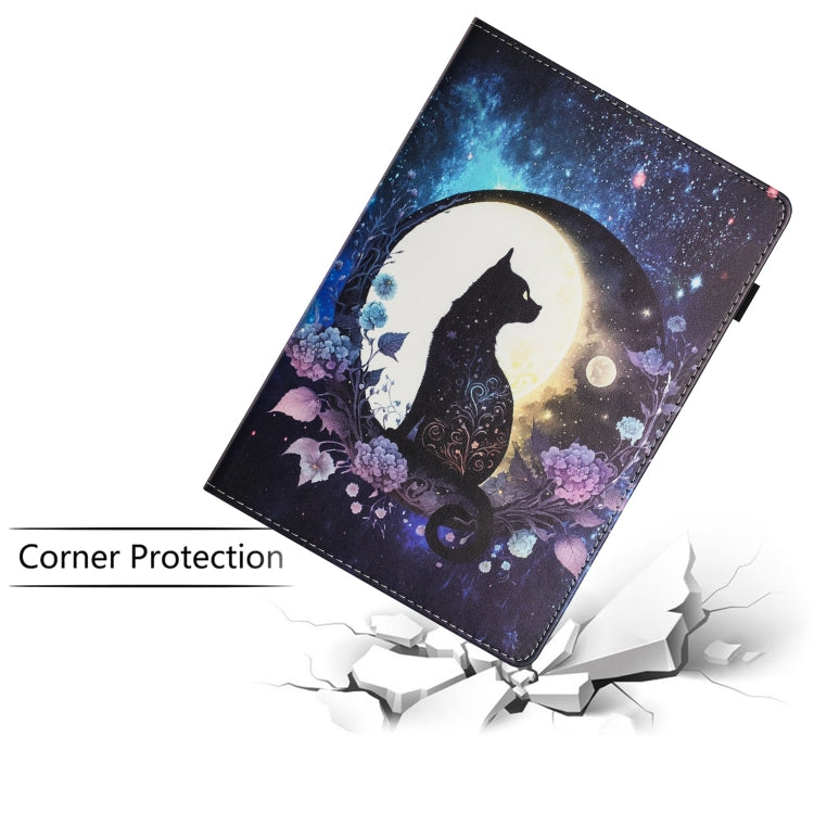 For Lenovo Tab P11 Sewing Litchi Texture Smart Leather Tablet Case(Cat) - Lenovo by PMC TechLife | Online Shopping South Africa | PMC TechLife | Buy Now Pay Later Mobicred
