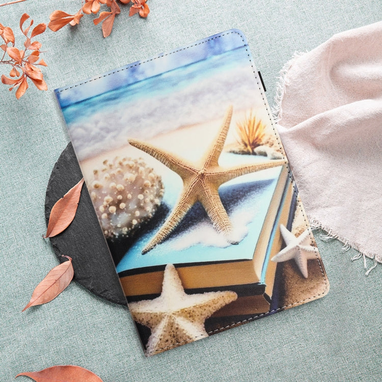 For Huawei MediaPad T3 10 Sewing Litchi Texture Smart Leather Tablet Case(Starfish) - Huawei by PMC TechLife | Online Shopping South Africa | PMC TechLife | Buy Now Pay Later Mobicred