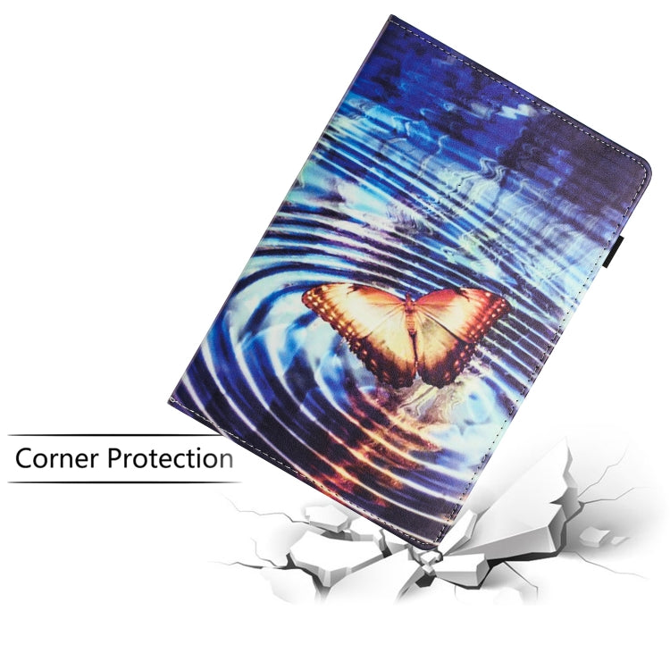 For Huawei MediaPad T3 10 Sewing Litchi Texture Smart Leather Tablet Case(Butterfly) - Huawei by PMC TechLife | Online Shopping South Africa | PMC TechLife | Buy Now Pay Later Mobicred