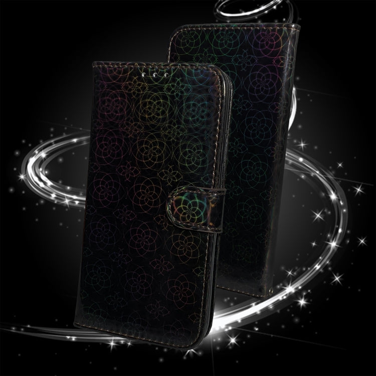 For Honor Magic6 Pro Colorful Magnetic Buckle Leather Phone Case(Black) - Honor Cases by PMC Jewellery | Online Shopping South Africa | PMC Jewellery | Buy Now Pay Later Mobicred