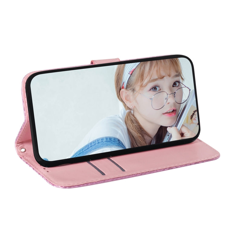 For Honor Magic6 Pro Colorful Magnetic Buckle Leather Phone Case(Pink) - free shipping - PMC Jewellery - Order now!