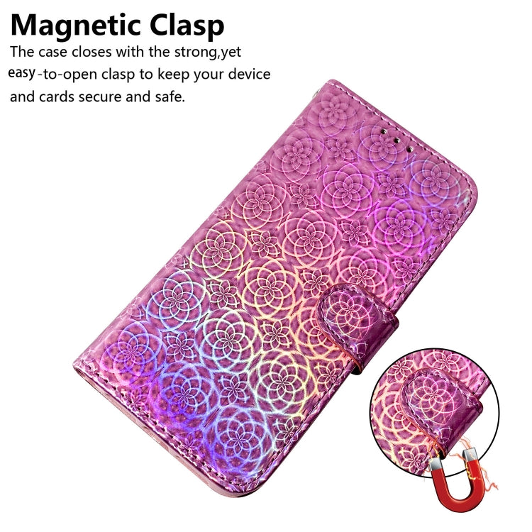 For Honor Magic6 Pro Colorful Magnetic Buckle Leather Phone Case(Pink) - free shipping - PMC Jewellery - Order now!