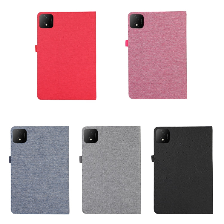 For Honor Pad GT Pro Cloth Texture Horizontal Flip PU + TPU Tablet Case(Red) - Honor by PMC TechLife | Online Shopping South Africa | PMC TechLife | Buy Now Pay Later Mobicred