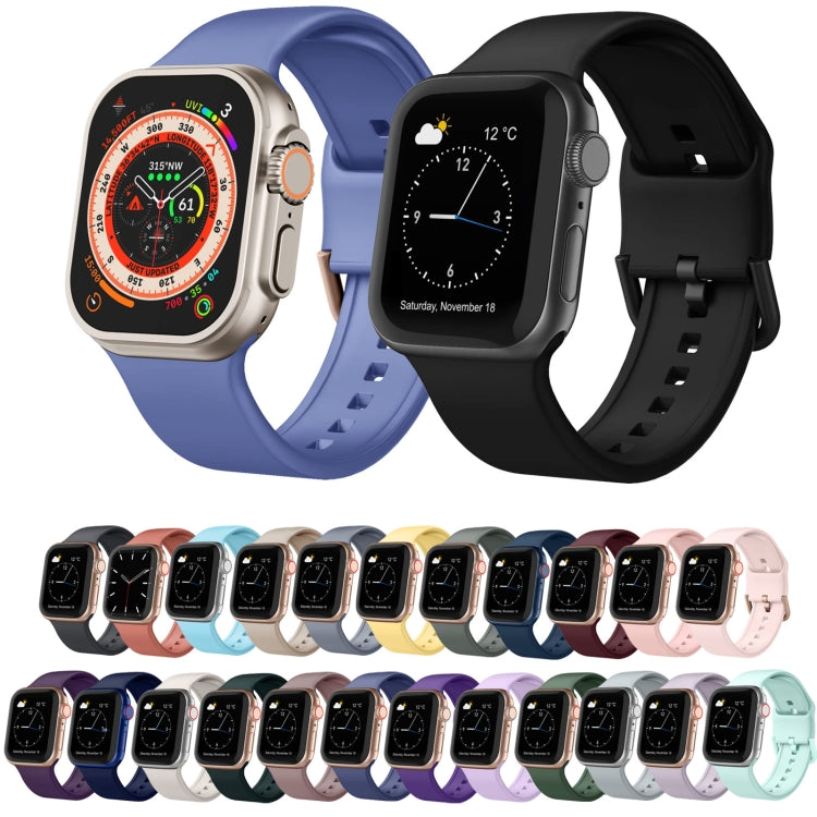 For Apple Watch 38mm Pin Buckle Silicone Watch Band(Light Grey) - free shipping - PMC TechLife - Order now!
