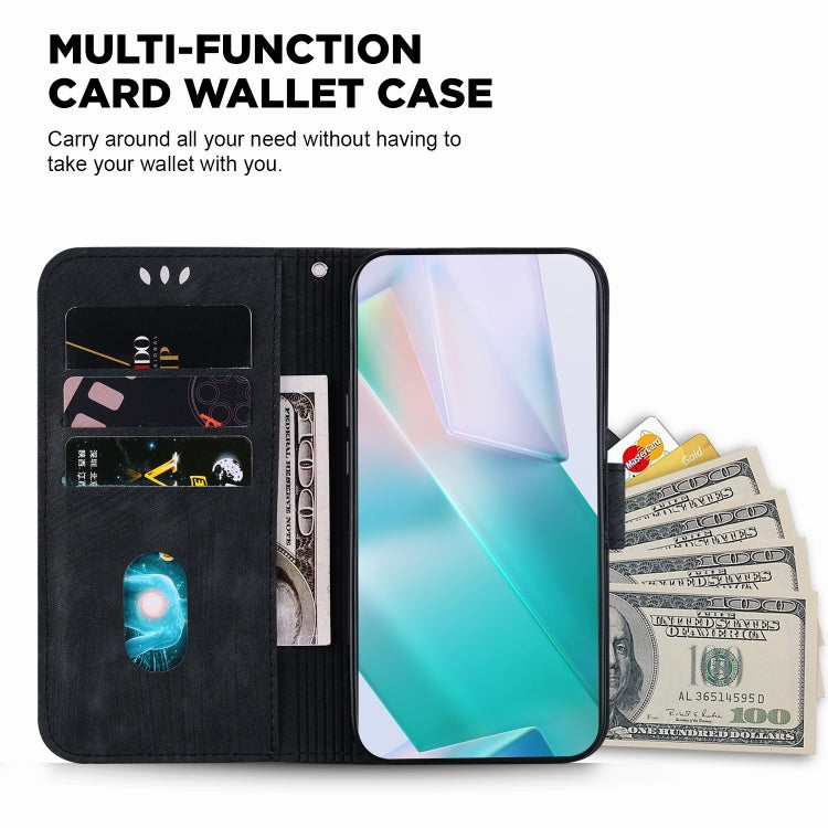 For iPhone 16e Little Tiger Embossed Leather Phone Case(Black) - free shipping - PMC TechLife - Order now!