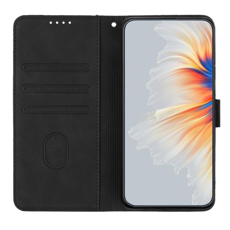 For iPhone 17 Pro Max Heart Pattern Skin Feel Leather Phone Case(Black) - free shipping - PMc TechLife - Order now!