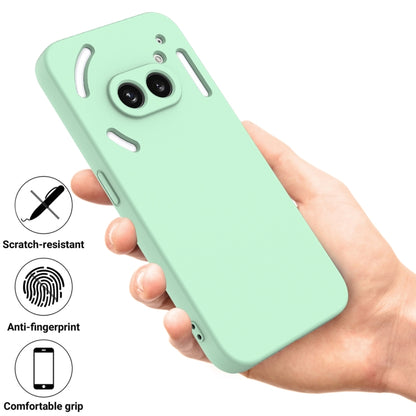 For Nothing Phone 2a Pure Color Liquid Silicone Shockproof Phone Case(Green) - More Brand by PMC Jewellery | Online Shopping South Africa | PMC Jewellery